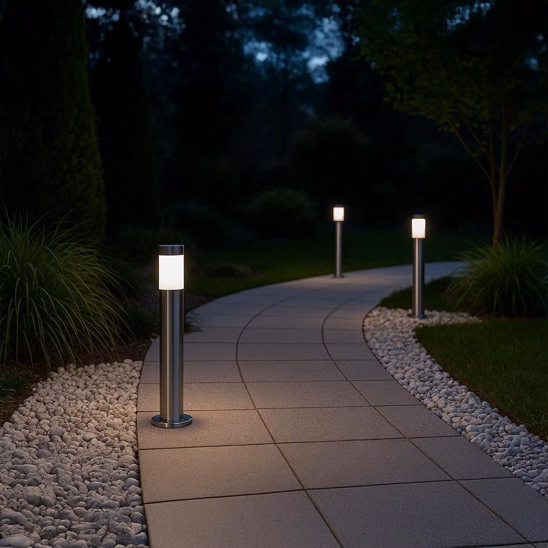 Paletto da giardino Brooklyn, 1 attacco E27, grado di protezione IP44, altezza 45 cm