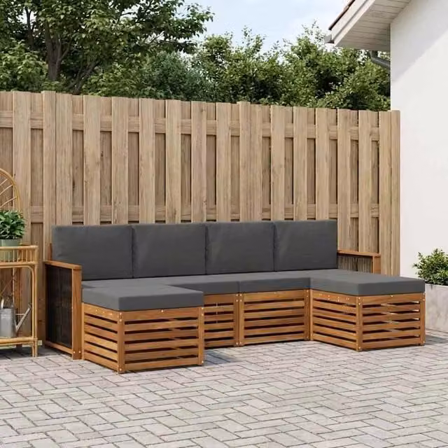 Set di divani da esterno 5 pz 3384683