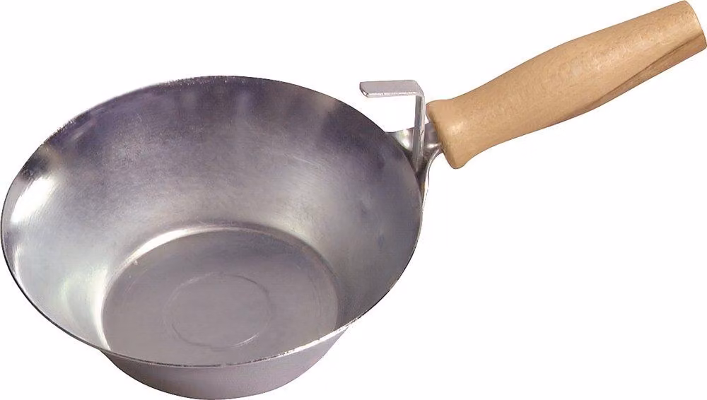 Spazzole in acciaio zincato, 180 mm, con manico in legno, per lavori di precisione