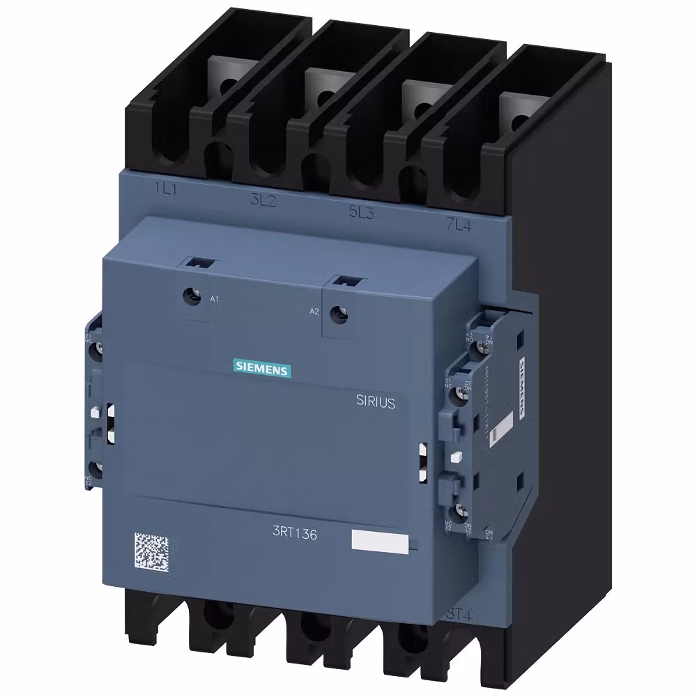 Contattore Siemens, AC-1, 350 A/400 V/40 °C, S10, a 4 poli, AC/DC 250-500 V, 2S+2Ö 3RT13646AR36