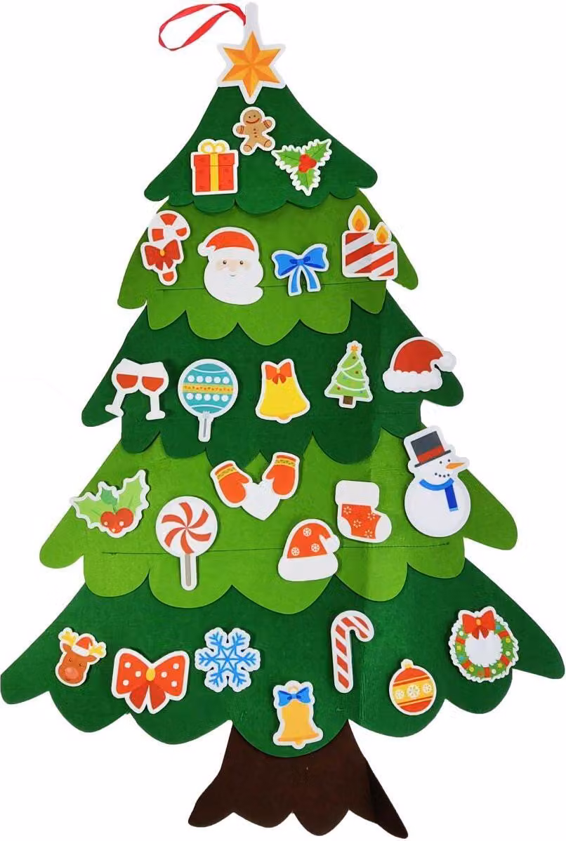 Calendario dell'Avvento fai da te con albero di Natale - kit di artigianato Calendario di Natale da progettare da soli