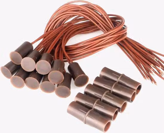 10 sistemi di chiusura di sicurezza a incasso di colore marrone - Interruttori automatici con allarme e sensore di contatto magnetico