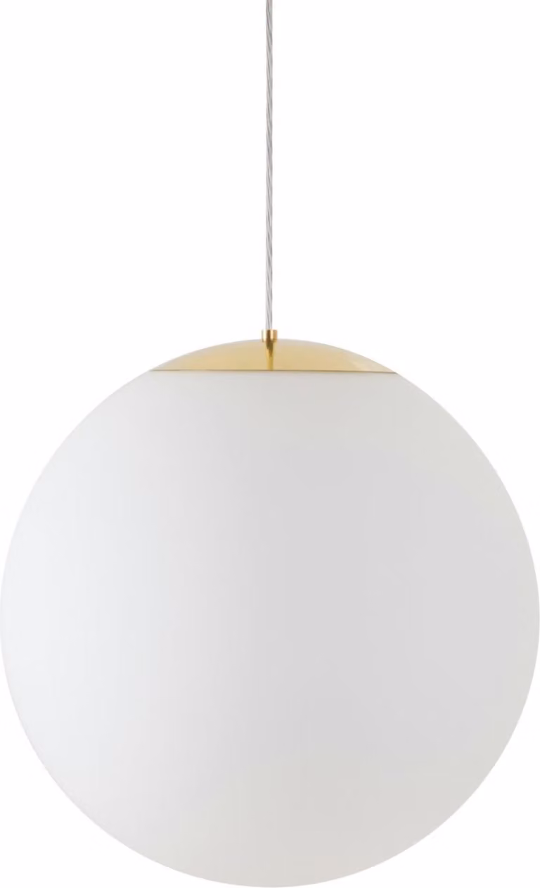 OSMONT ISI70849 ISIS S4 PM-M HP apparecchio a sospensione in plastica ottone lucido / bianco IP40 4000 K 59W LED