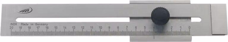 Helios Preisser Streichmaße (flach, Feststellschraube, Messbereich: 0°500mm)