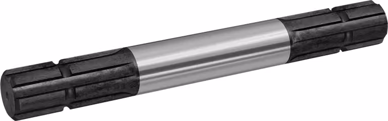 Albero cardanico scanalato B2 300 mm per albero cardanico con attacco al trattore da 1 3/8" Z6 6 denti