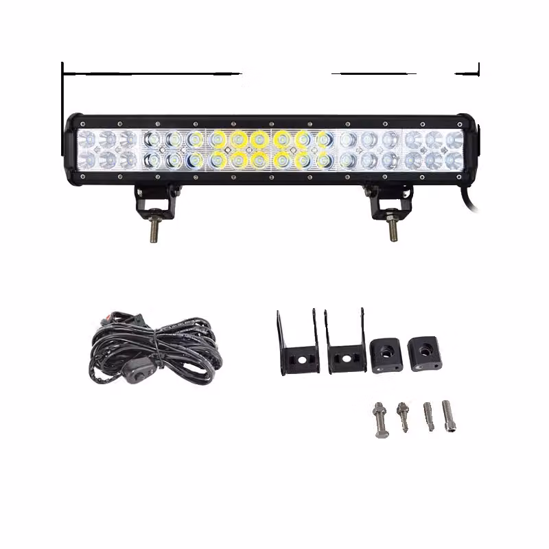 Barra luminosa offroad, varie dimensioni disponibili, adatta per Jeep JK UTV ATV, filo da 18 pollici 108W