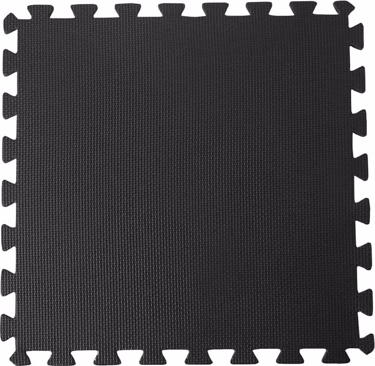 Pool Improve Tappeto di protezione per il pavimento della piscina 8 pezzi nero 50x50 cm