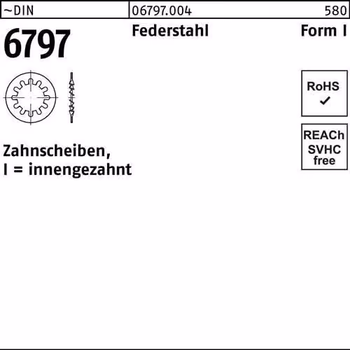 Dischi dentati Reyher 6797i 5,3 mm (3000 pezzi)