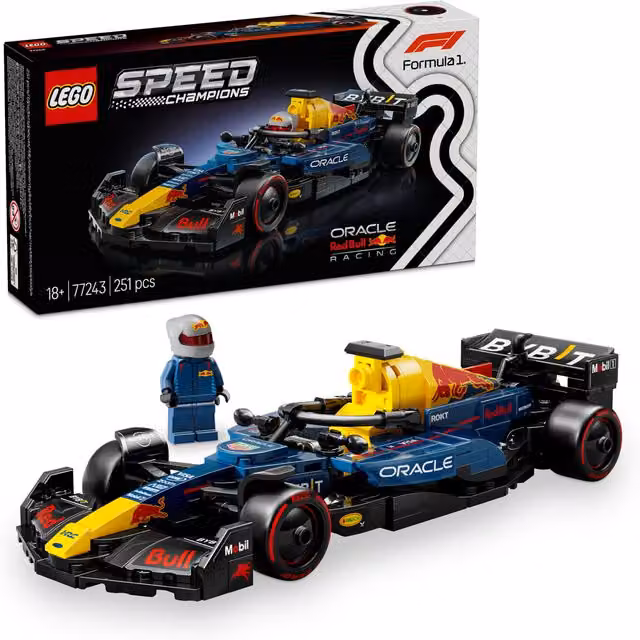 LEGO Speed Champions Auto da corsa F1 Oracle Red Bull Racing RB20 Blu 77243 – 3