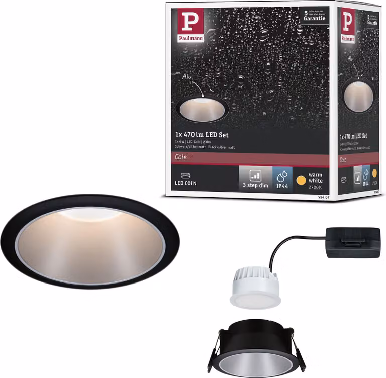 Paulmann Luce da incasso LED Cole set da 1