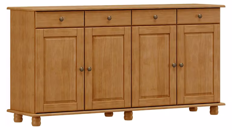 Credenza 4 ante + 4 cassetti rovere RUBI