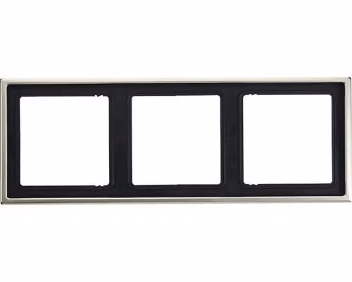 Jung ES 2983 Telaio di copertura a 3 ingressi in acciaio inox LS990