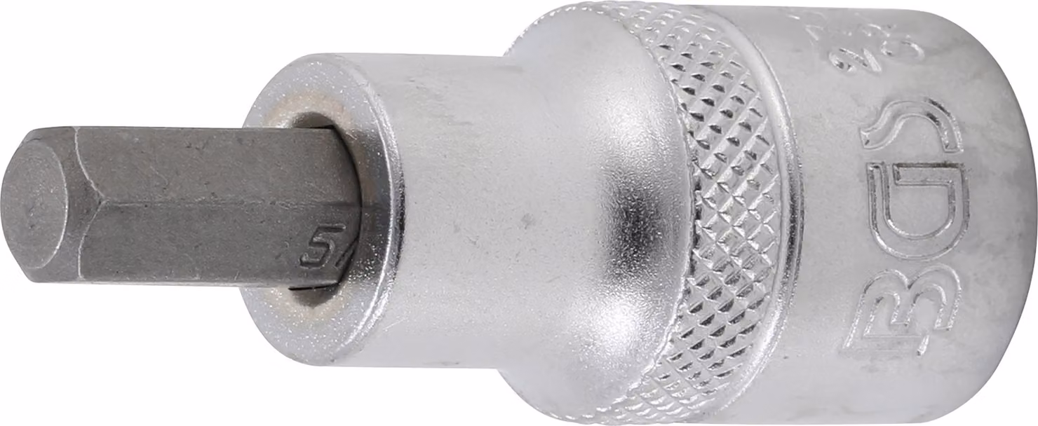 BGS bit lunghezza attacco 55 mm attacco quadro 12,5 mm (1/2") attacco esagonale 5/16" - 2735