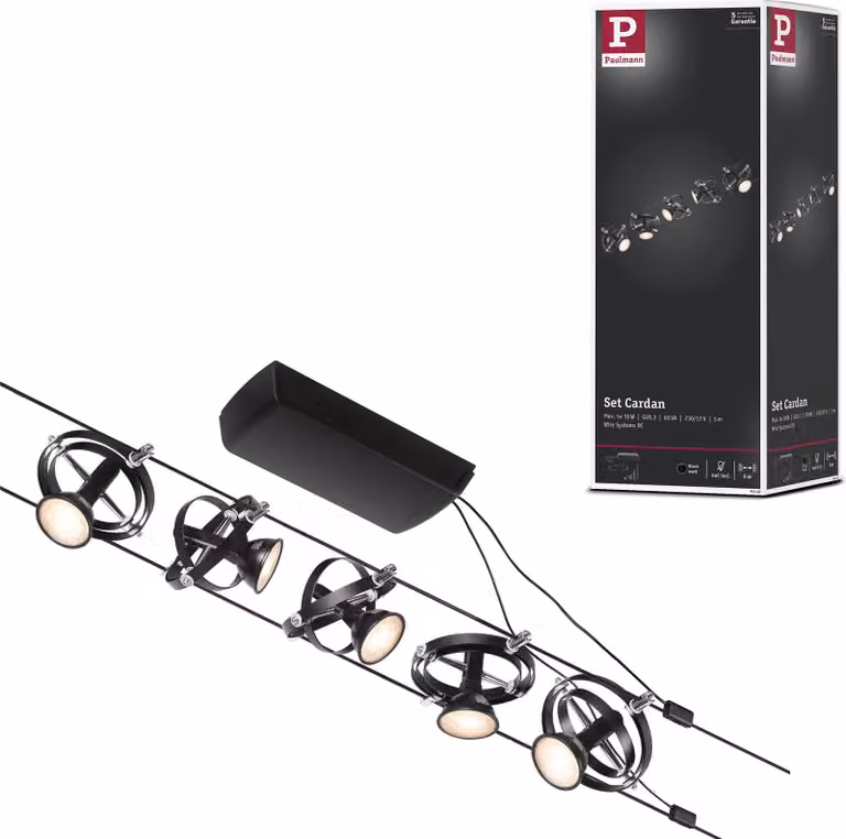 Sistema di cavi Paulmann CorDuo Set di base cardanico
