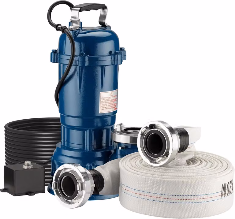 Pompa per acque sporche - Pompa sommergibile - Pompa di scarico - Pompa di costruzione - Pompa per acque reflue - Motore potente da 1100W