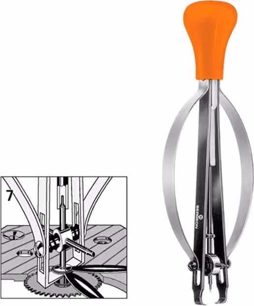 Bergeon 30671-7 Rimossoio Manuale Presto 7 per Sollevamento Mani Cingoli