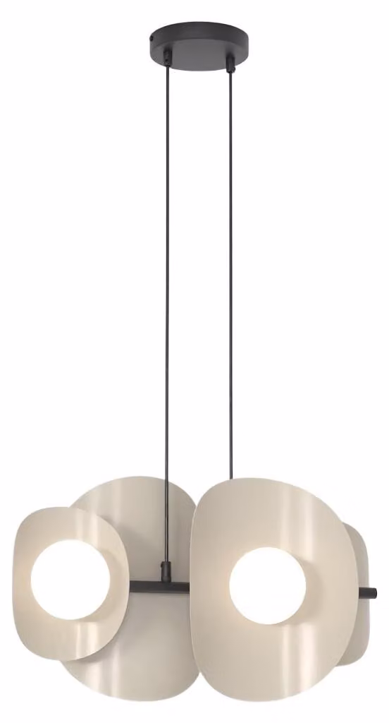 Lampada a sospensione ELEMENTI beige 4xG9x15W in metallo, dimensioni: 120x54x23 cm, IP20, Emibig