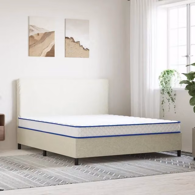 Materasso Viscoelastico con Memoria-Materasso per Letto 200 x 160 x 17 cm Morbido