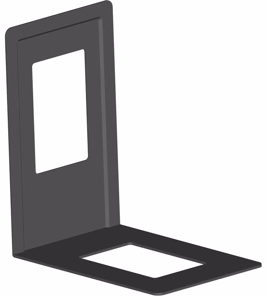 Masidef Fermalibri in Metallo Nero - Set di 4 Pezzi 120x130 mm