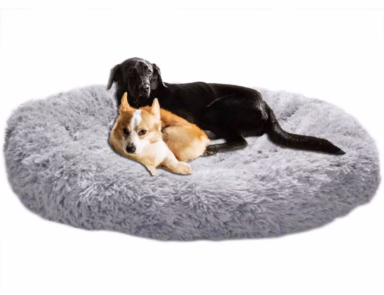 Cuccia ortopedica per cani, taglia XXL, grigia, in memory foam, lavabile e antiscivolo