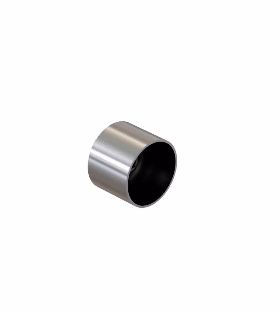 Raccordo in acciaio inox satinato per corrimano in legno