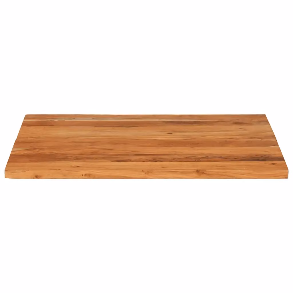 Piano per tavolo quadrato in legno massello di acacia marrone vidaXL L/P/H: 90 x 90 x 3,8 cm – 2