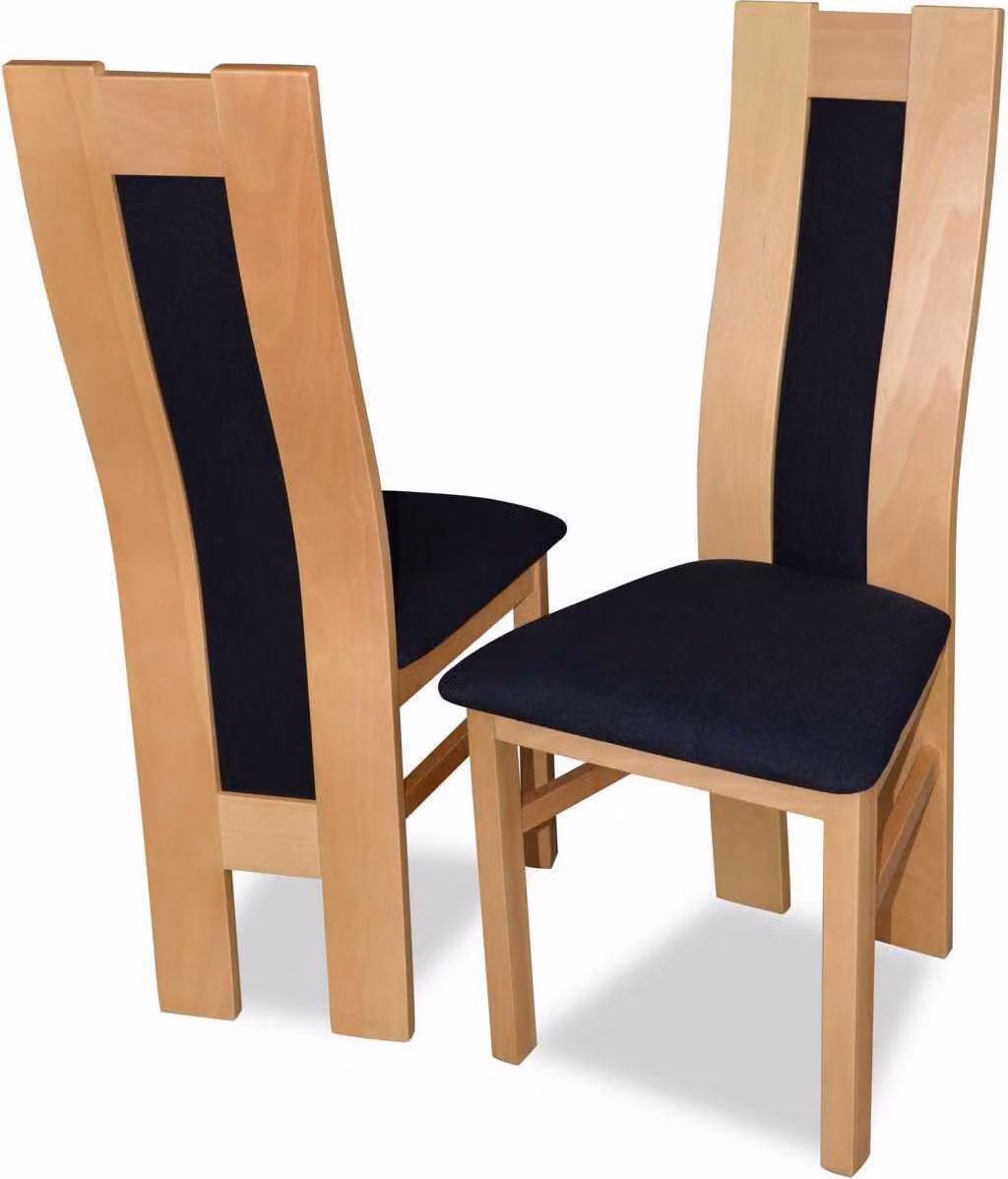 Klassische Stuhl Designer Braun Holzstuhl Esszimmerstuhl Luxus Möbel