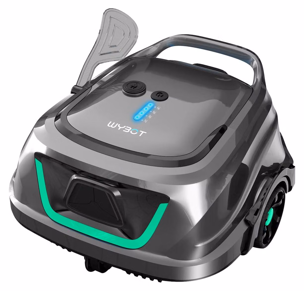Robot per piscina a batteria – Autonomia di 120 minuti – Capacità di pulizia di 100 m² – Batteria agli ioni di litio