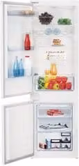 Frigorifero combinato da incasso Beko BCSA285K4SN con congelatore inferiore, classe energetica E, colore bianco, Larghezza: 60 cm