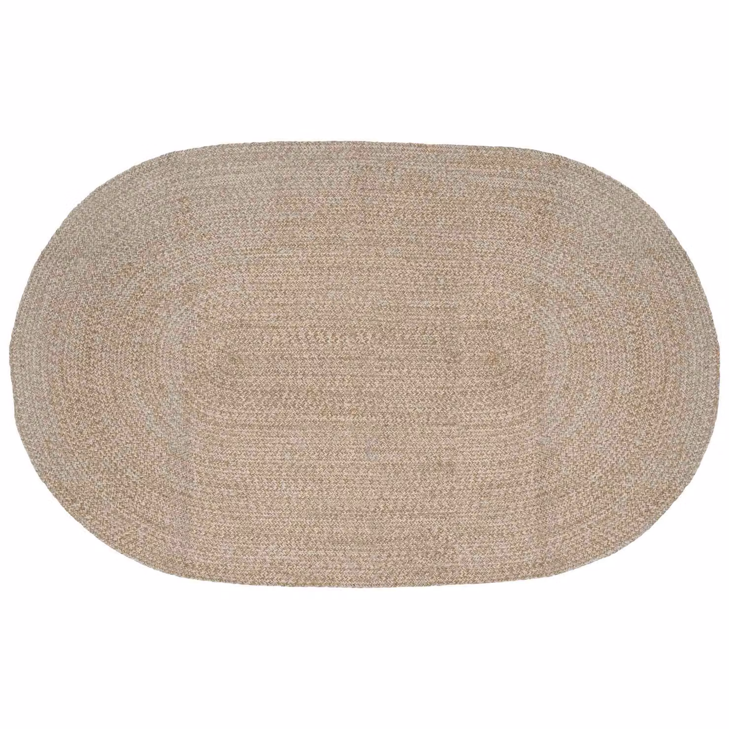 Tappeto da area moderno in juta vidaXL, bianco/beige, L: 205 cm, P: 305 cm