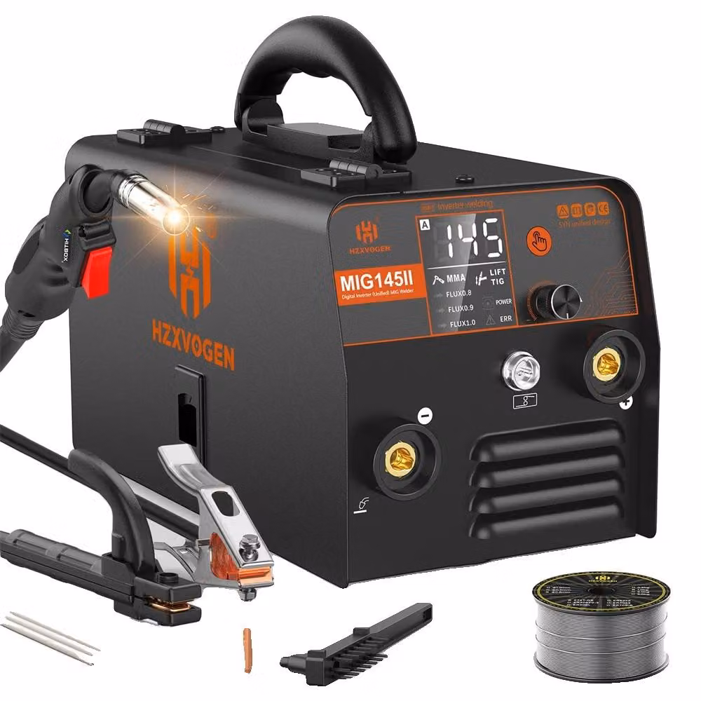 Saldatrice MIG, multifunzione 3-in-1, design intuitivo, modello MIG145II, alimentazione 220V-240V, spina di tipo europeo