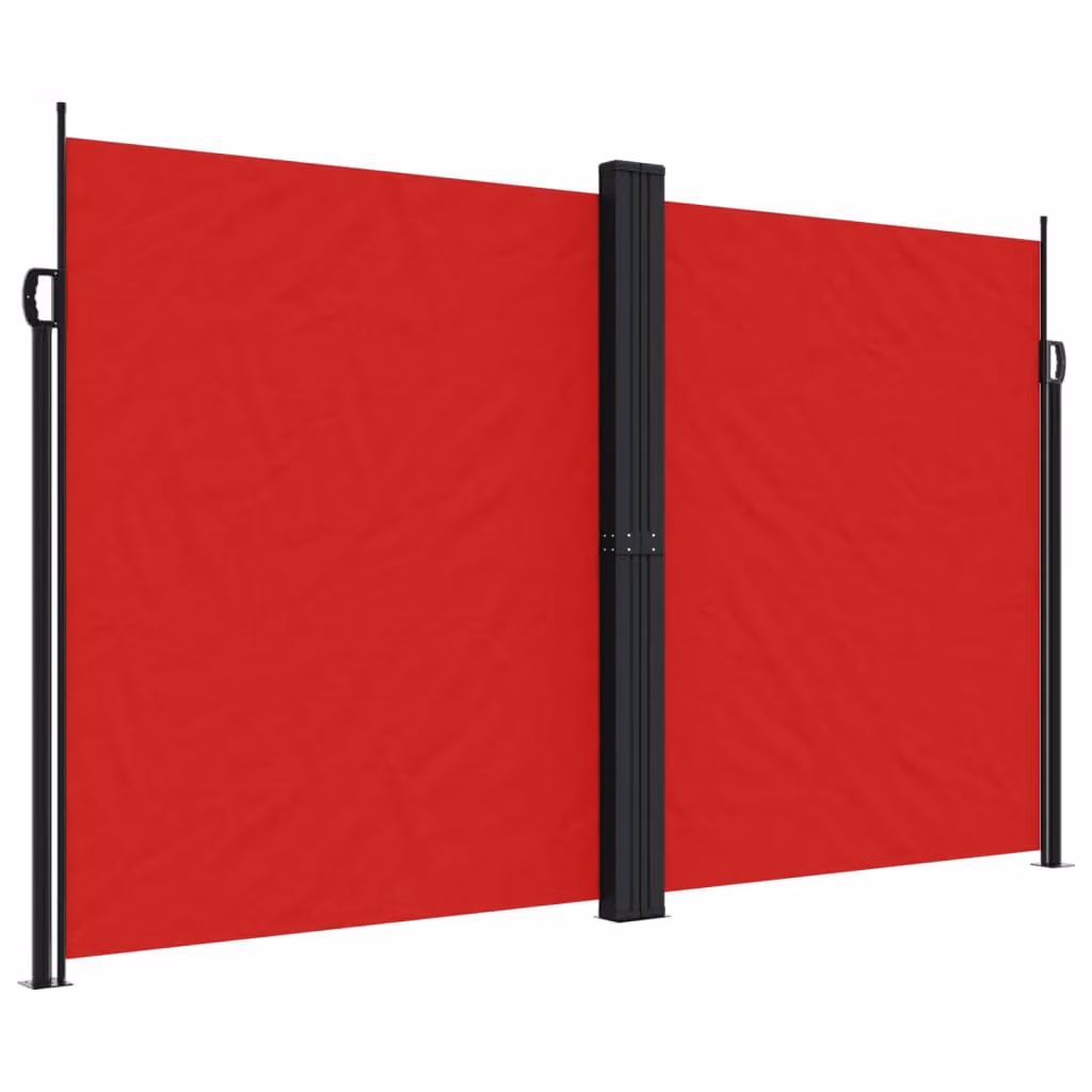 Tenda da Sole Laterale Retrattile Rossa 200x1200 cm