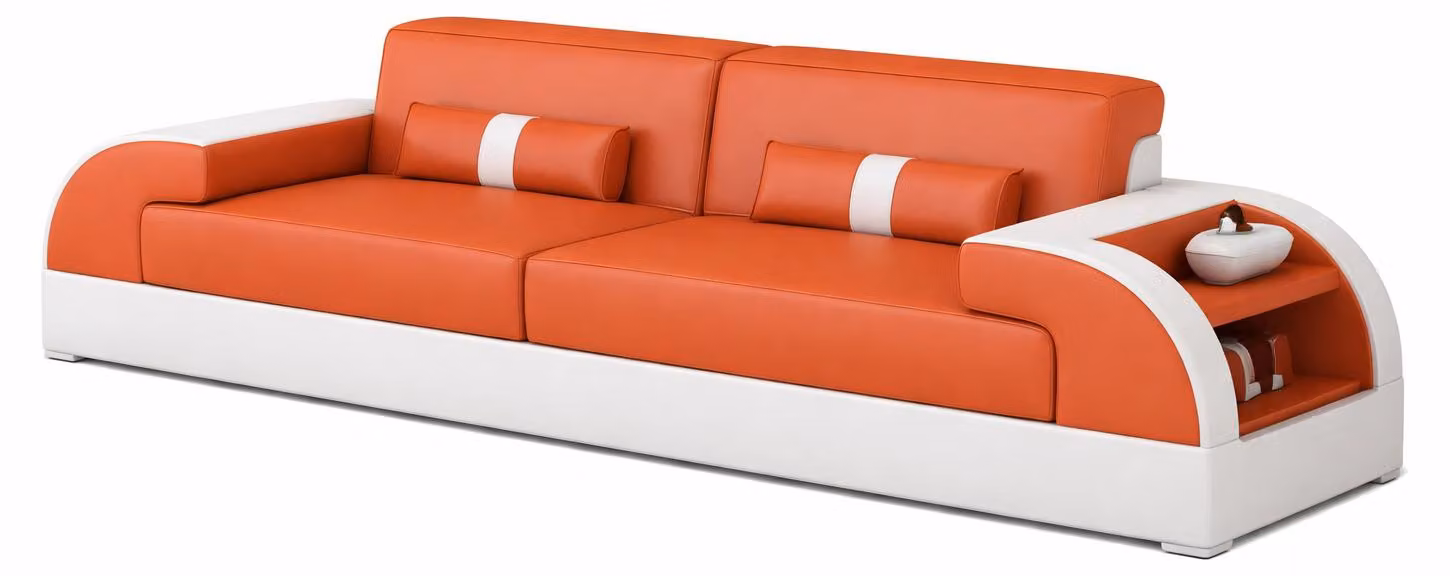 Design Sofa Couch Polster Sofas Couchen Sitz Garnitur Leder 3Sitzer Dreisitzer