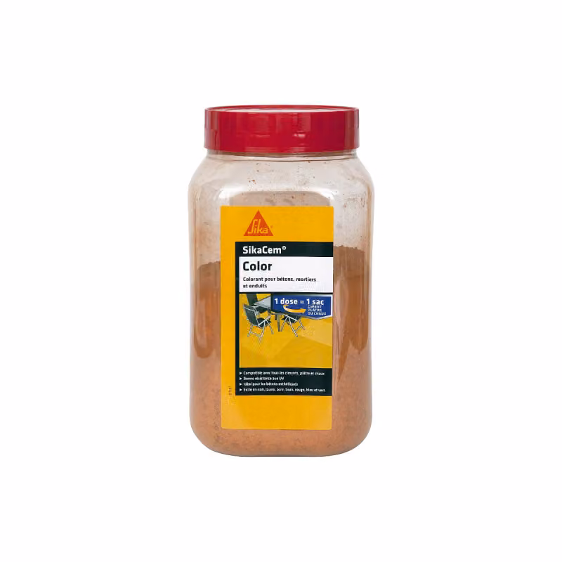 SIKA SikaCem Color Polvere di cemento, calce e gesso - Ocre - 400 g
