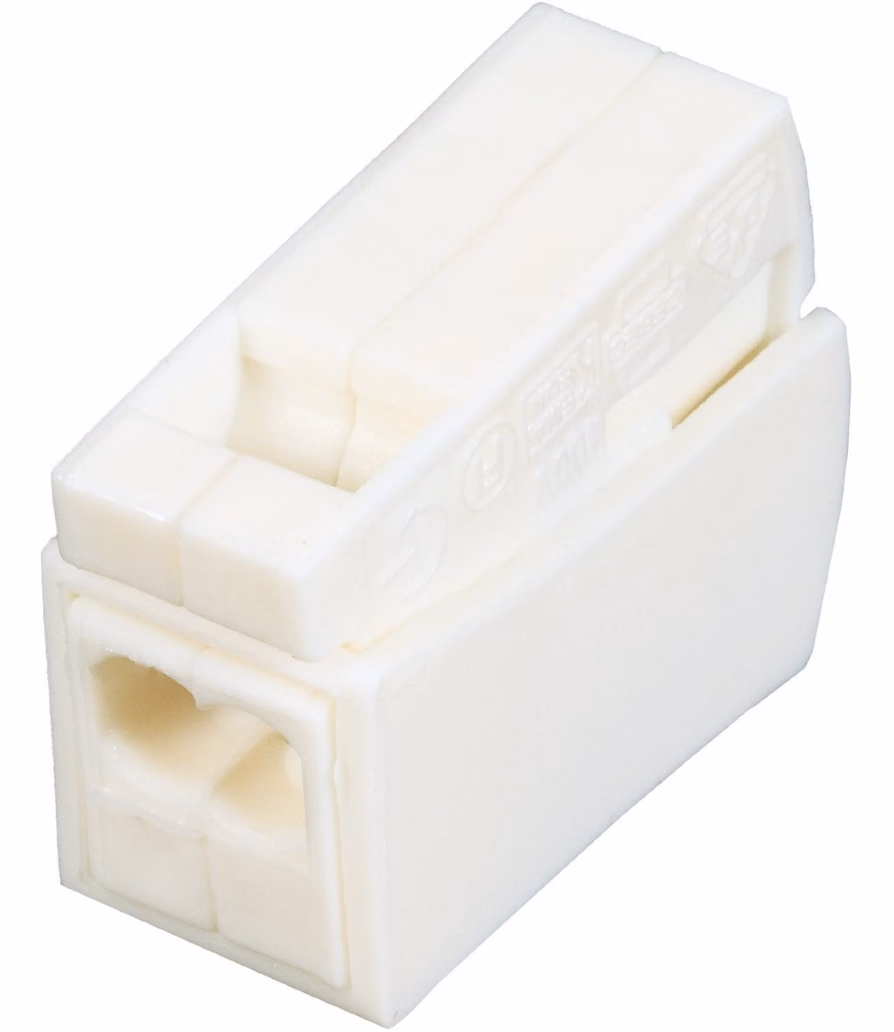 Terminali luminosi ViD® 2 x 2,5 mm², bianco