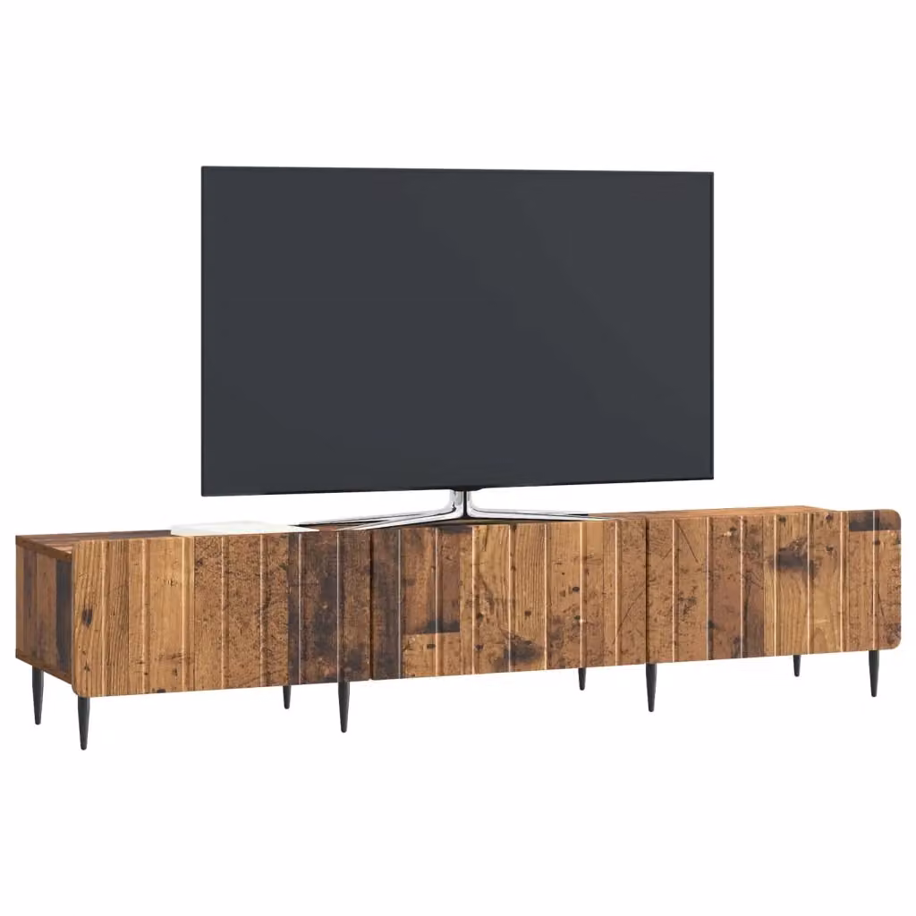 Mobile TV-Credenza moderno DESIGN IN in legno marrone, L: 147 cm, P: 34,5 cm, H: 32 cm – 2