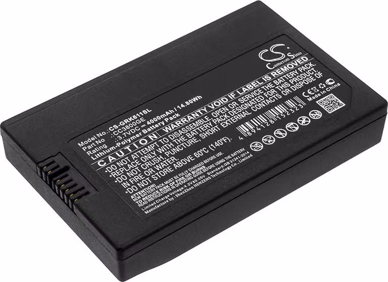 TECHTEK Batteria compatibile con [GE] DPI 612 Flex, Druck DPI 611, Druck DPI 612 sostituisce CC3800GE