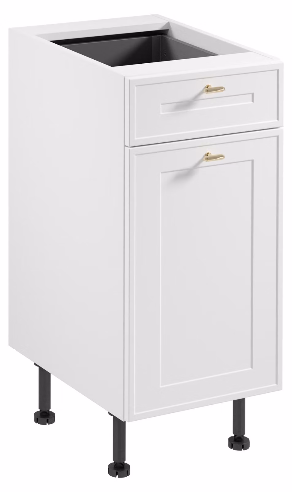 Mobile base con cassetto SALERNO - larghezza 40 cm, bianco