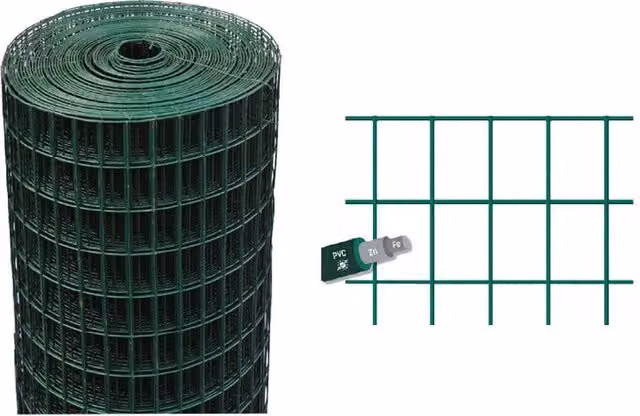 Rete Plast Zinc Eco-Hobby Frigerio Verde L 50 cm, P 75 cm, H 175 cm, 25 m