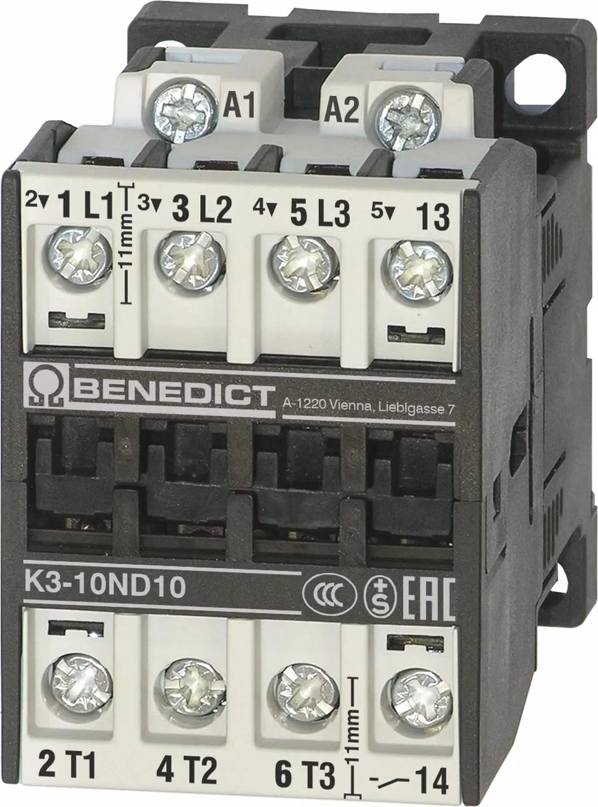 Benedict Schütz, 7,5 kW, 3~400 V, 380-415 V/50 Hz, 400-440 V/60 Hz, 1 pz.