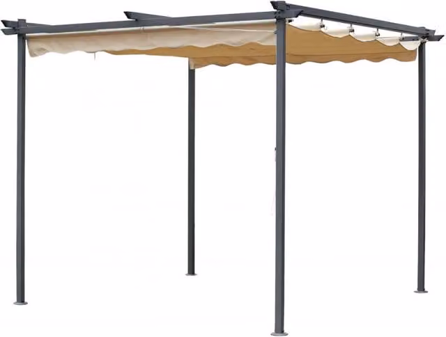 GAZEBO HOBART 3X3M BEIGE CASA COLLECTION