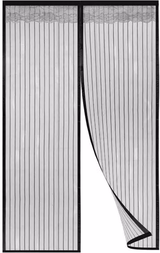 Zanzariera magnetica 100 x 220 cm - Installazione semplice - Senza foratura - Protezione dagli insetti - Zanzariera per porte - Facile da montare - Ideale per interni