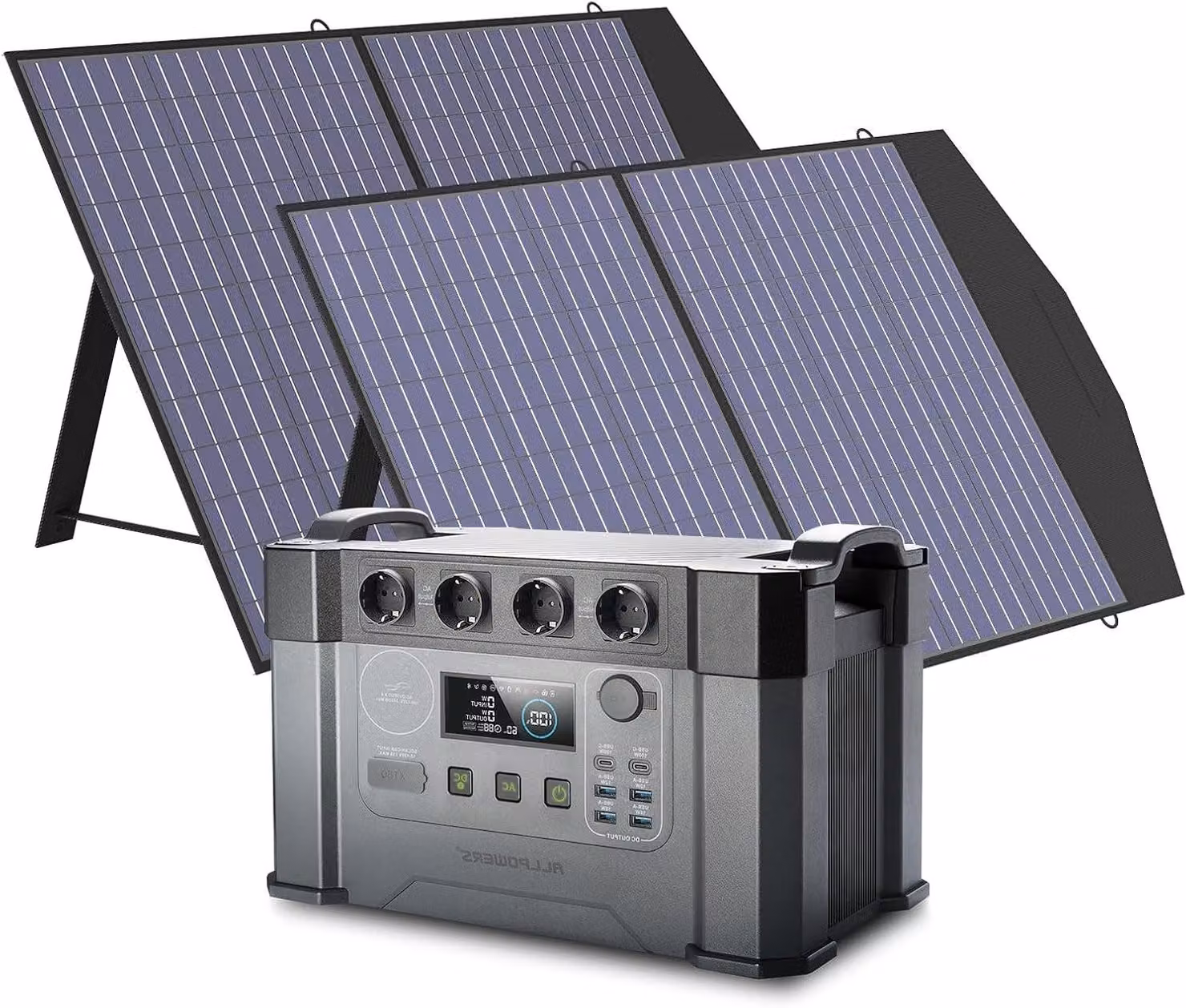 Centralina portatile - Generatore mobile - Alimentazione di emergenza - Batteria solare - Centrale energetica