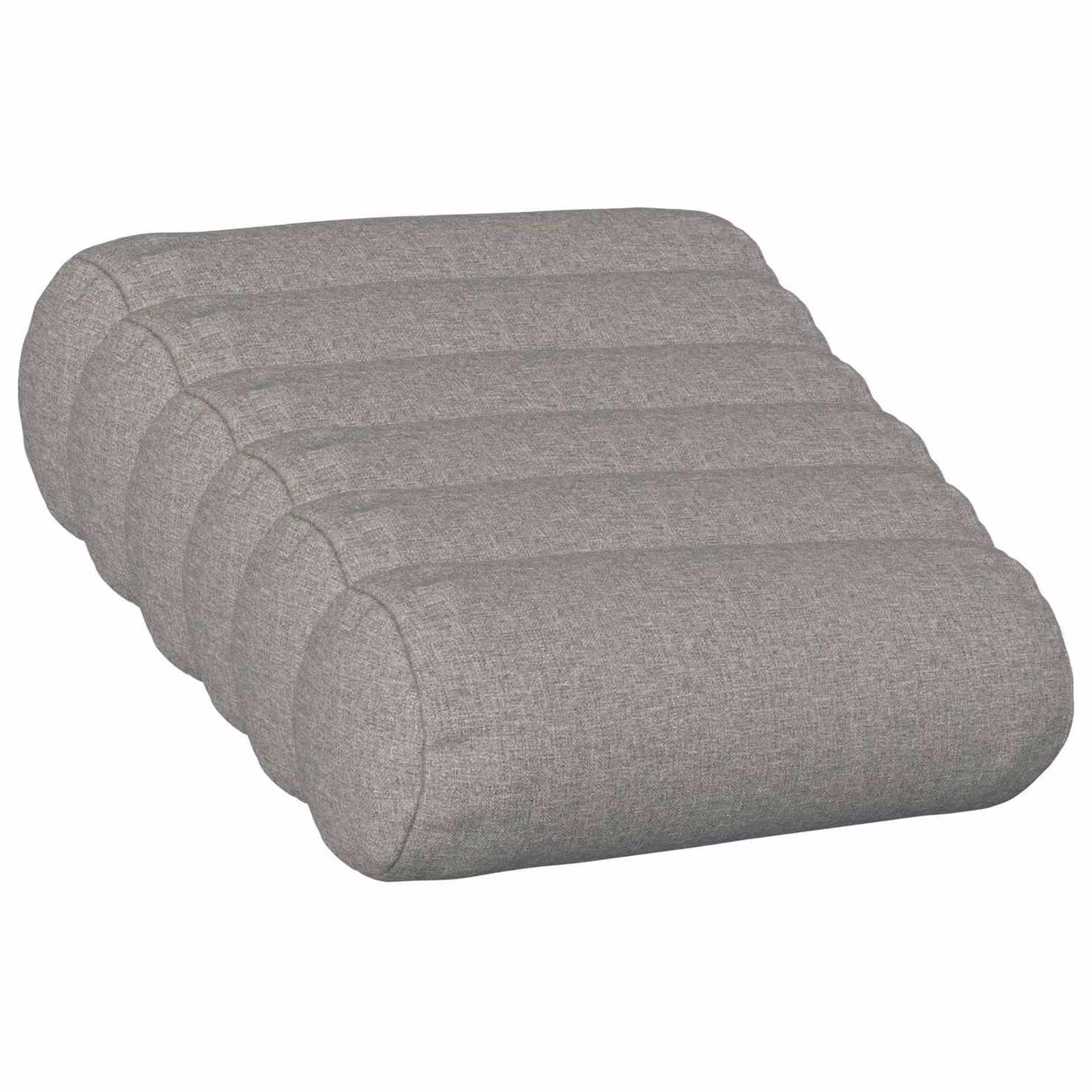 Set di 6 cuscini vidaXL HEERLEN in tessuto grigio con fodera lavabile e rimovibile