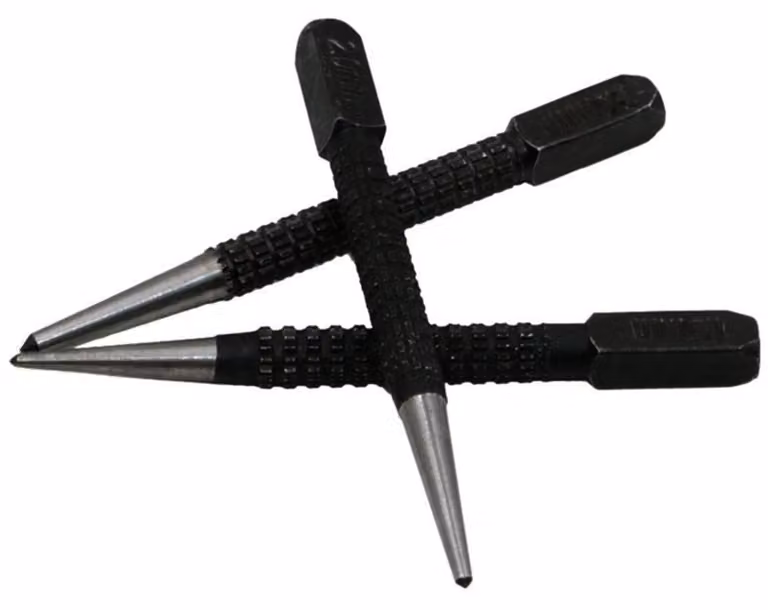 Set di punte centrali, 3 pezzi, da 1/16" a 1/9" (da 1,5 a 3,0 mm)