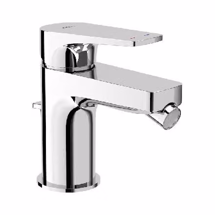 Jika Cubito-N - Miscelatore per bidet con scarico, cromo H3411X10041111