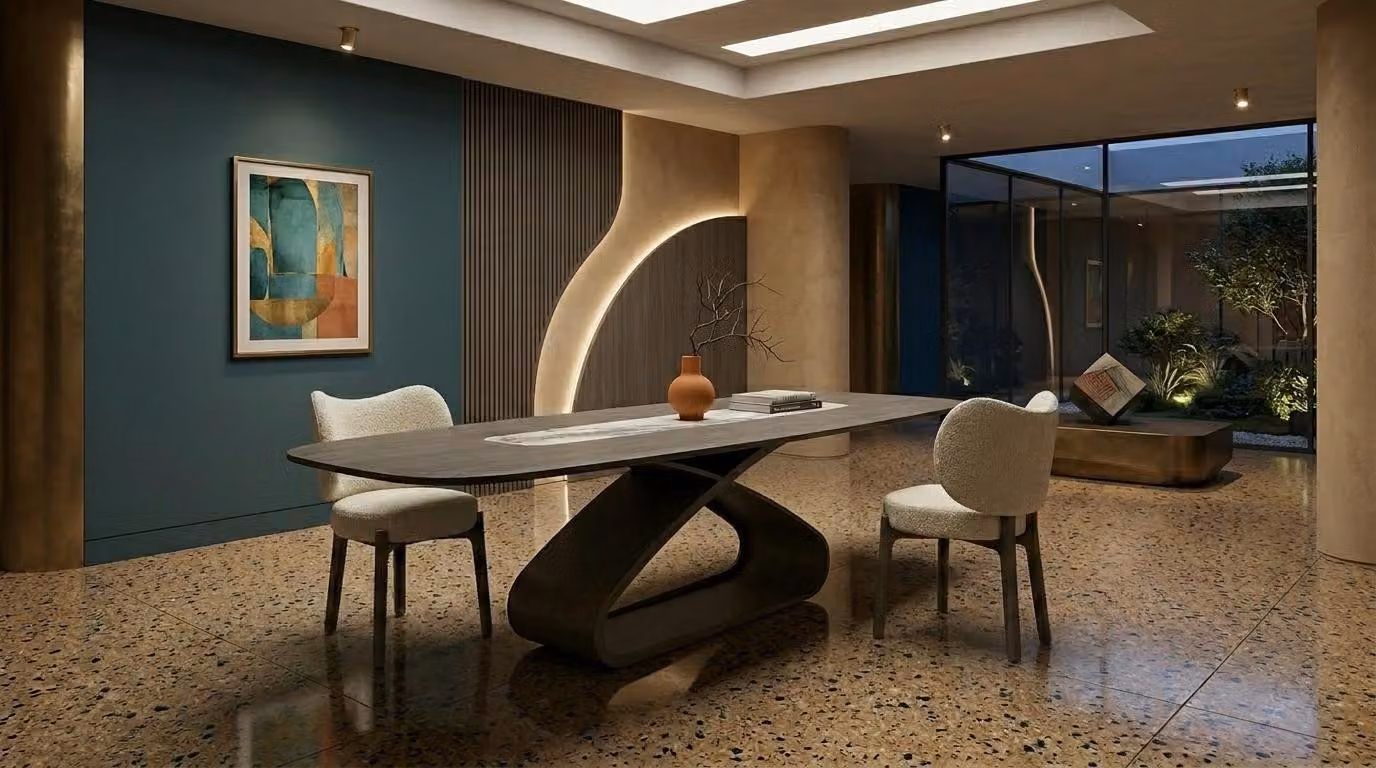 Tavolo da pranzo con 2 sedie, stile moderno, colore nero, forma rettangolare