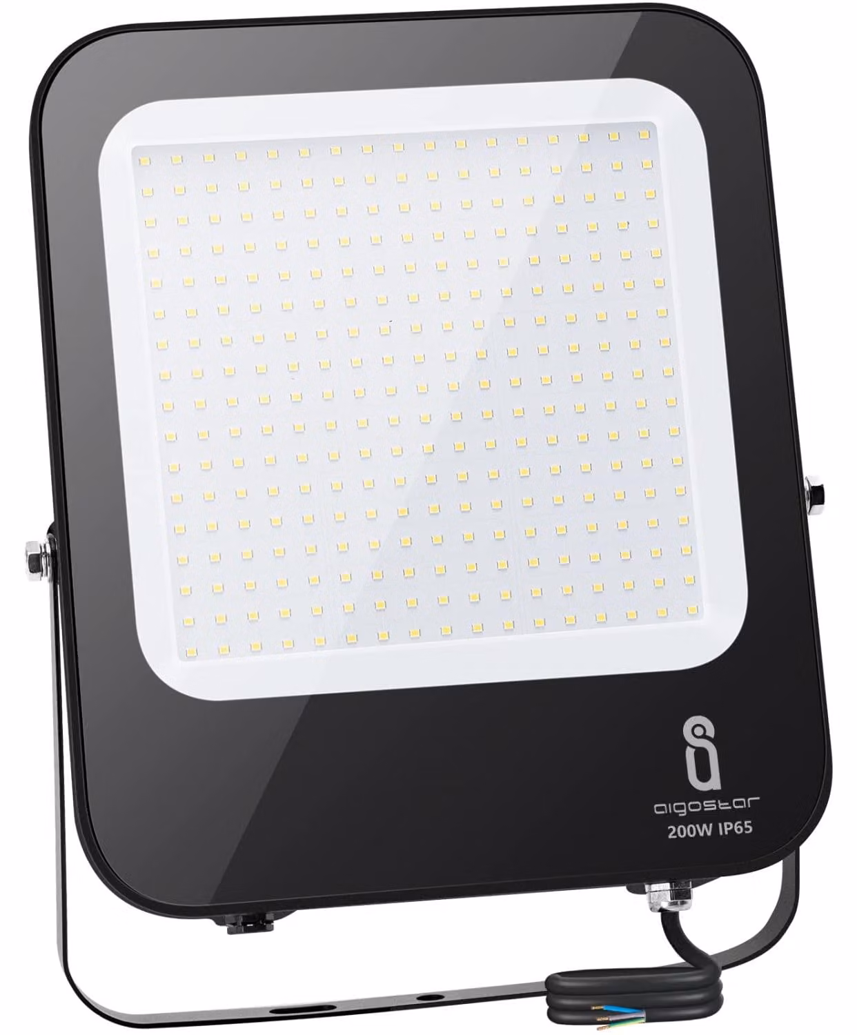 Faretto a LED da 200W, 18000 lumen, grado di protezione IP65, resistenza agli urti IK07, temperatura di colore 6500K, per uso esterno