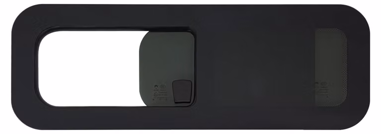 Finestre per camper, vetro temperato isolante, serratura di sicurezza per la privacy, colore nero