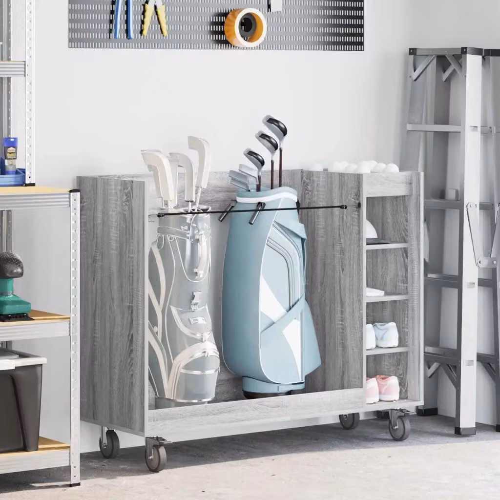 Armadio per Golf con Ruote Design In Grigio Sonoma L: 120 cm, P: 45 cm, H: 98 cm CFW7268266 – 2